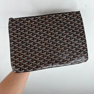 Goyard Senat Brown/Black Clutch