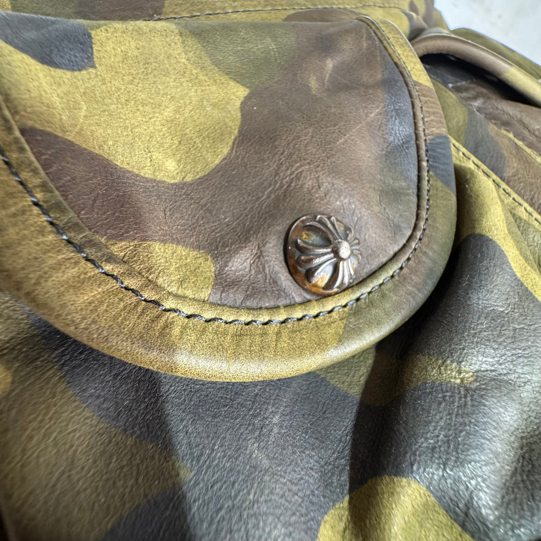 Chrome Hearts Camouflage Leather Gunslinger Messenger