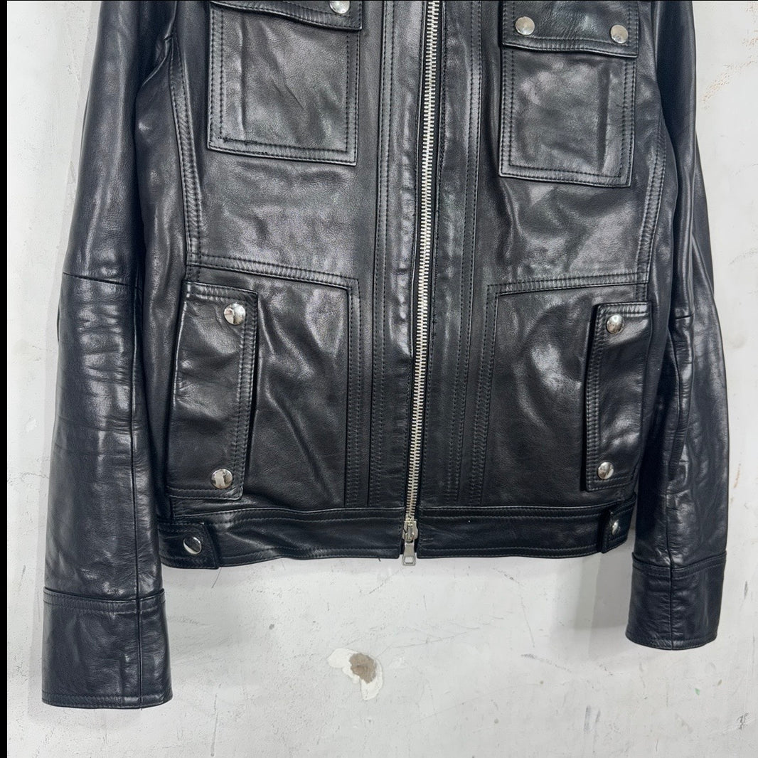 Balmain Four Pocket Cowhide Jacket