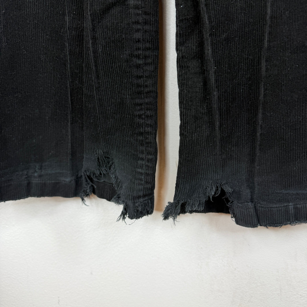 Acne Studios Black Corduroy Cargo Pants