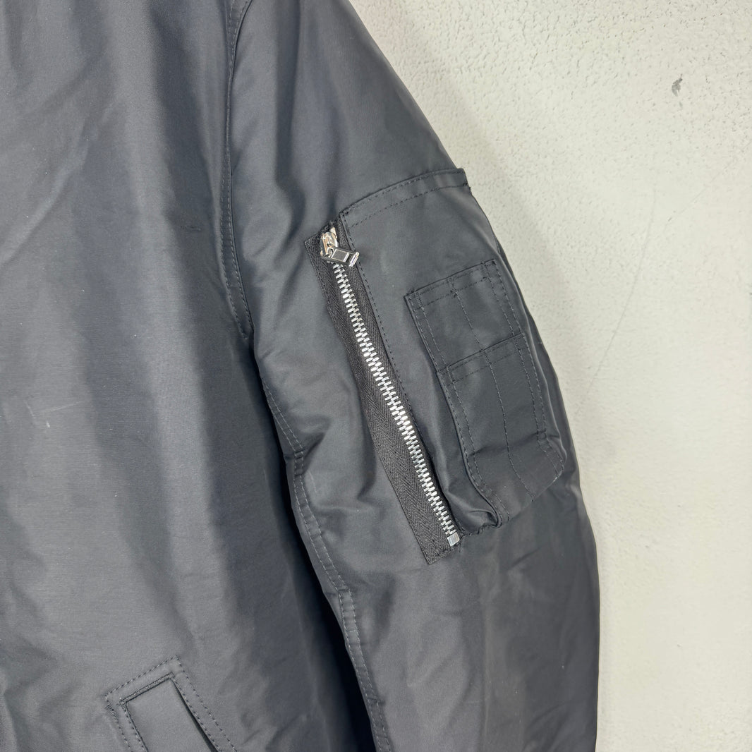 Rick Owens Nylon Bomber Jacket