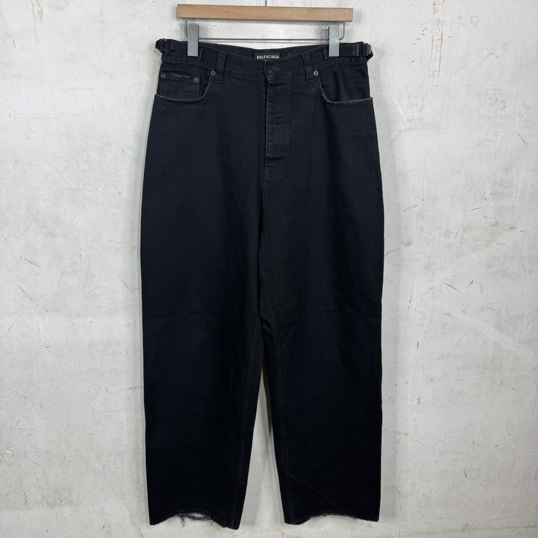 Balenciaga Black Baggy Skater Jeans