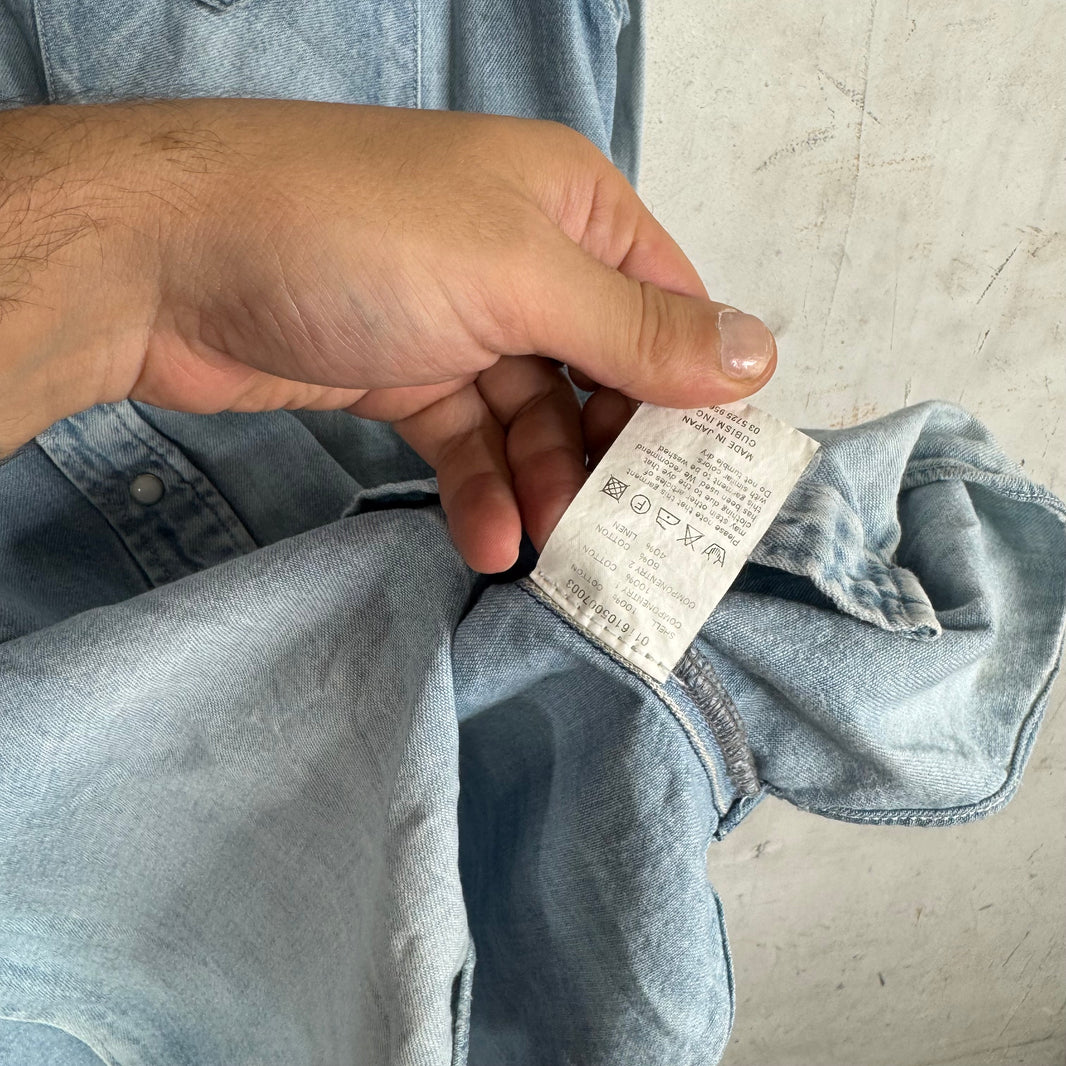 Visvim Denim Elbow Patch L/S Shirt