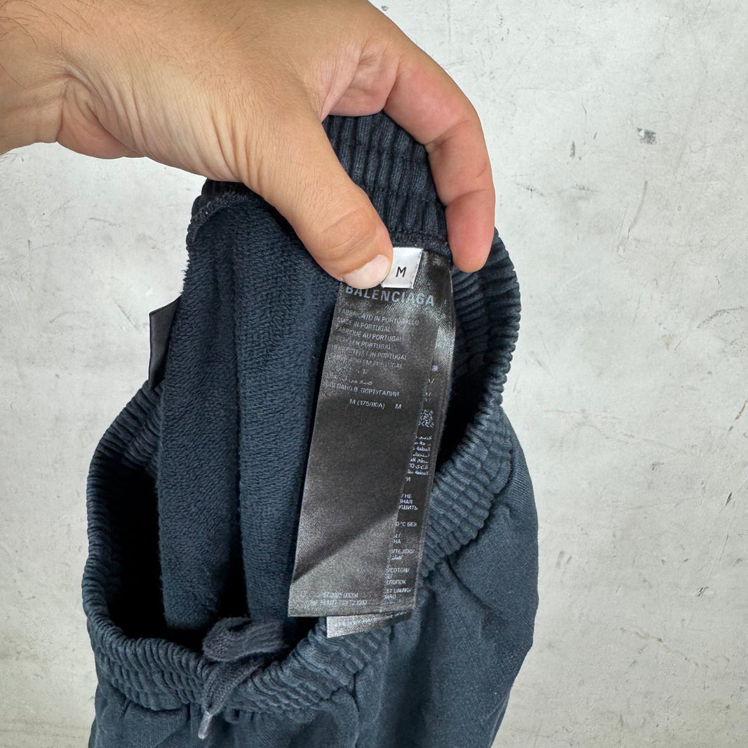 Balenciaga Navy Scholl Sweatpants