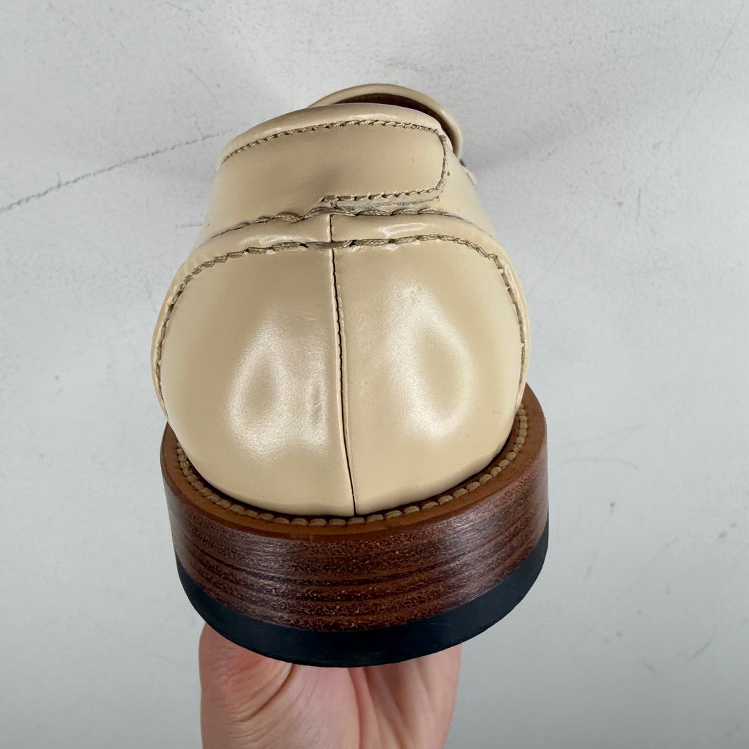 Casablanca White Bamboo Loafers