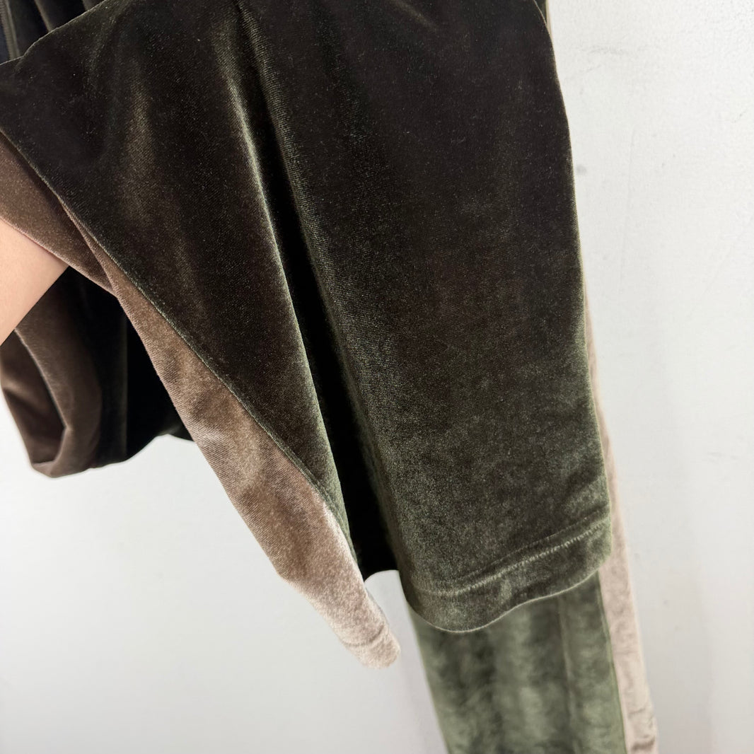Needles Olive Velour Track Pants