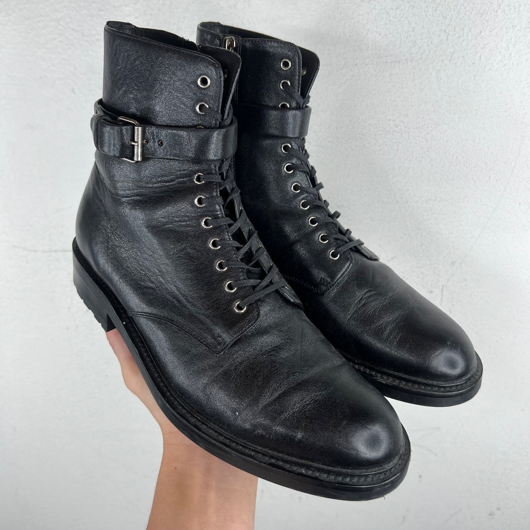 Saint Laurent Strapped Army Boots