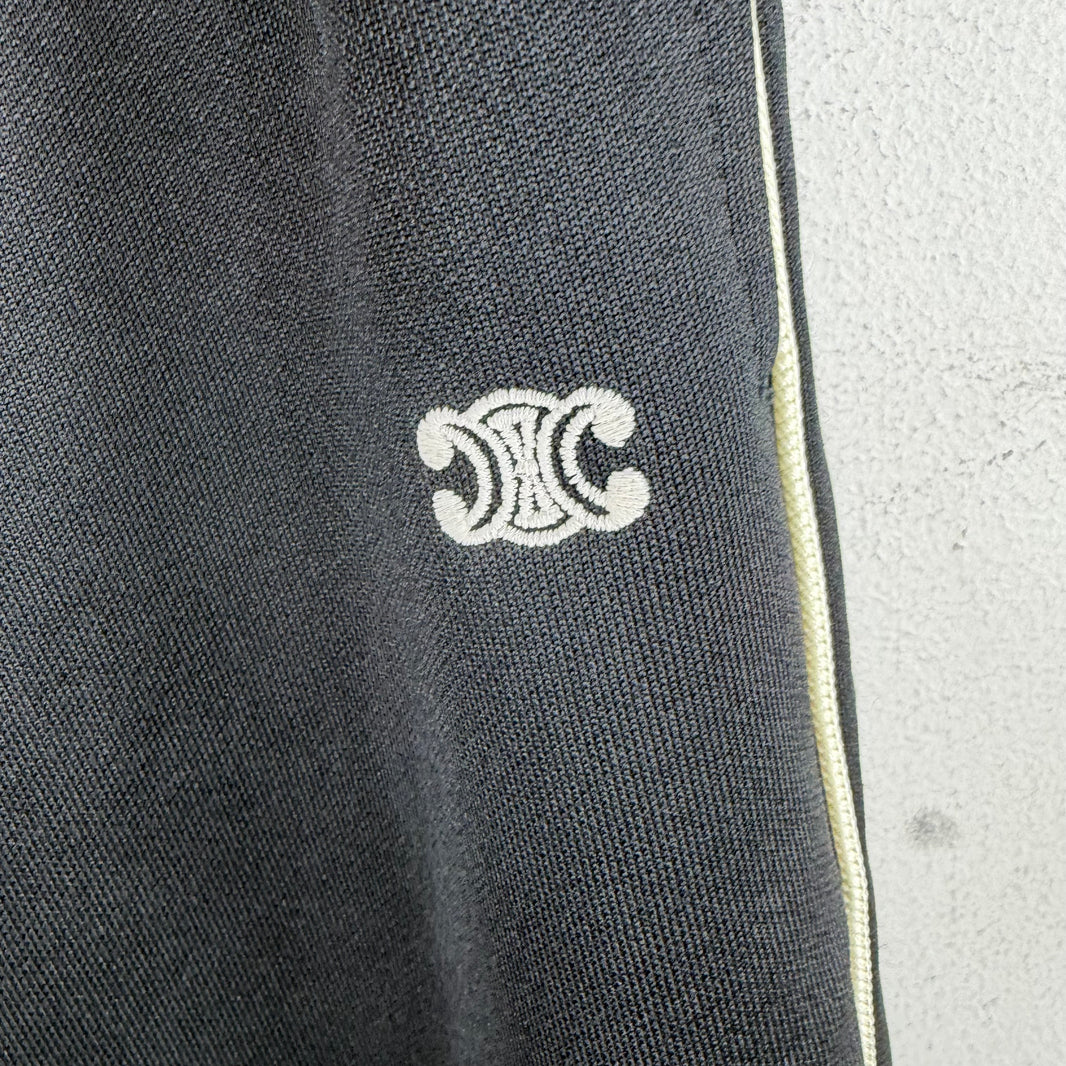 Celine Triomphe Logo Track Pants