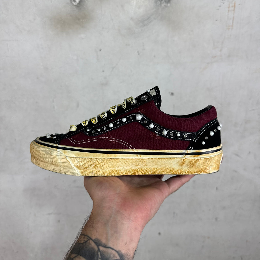 Vans x Satoshi Burgundy Pearlized Old Skools