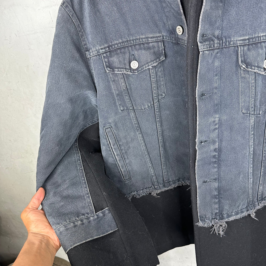 Balenciaga Sample Offshore Layered Coat