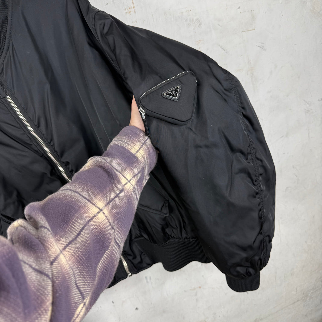 Prada Re-Nylon Bomber Jacket