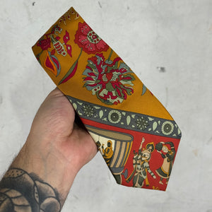 Hermes Art Deco Silk Tie