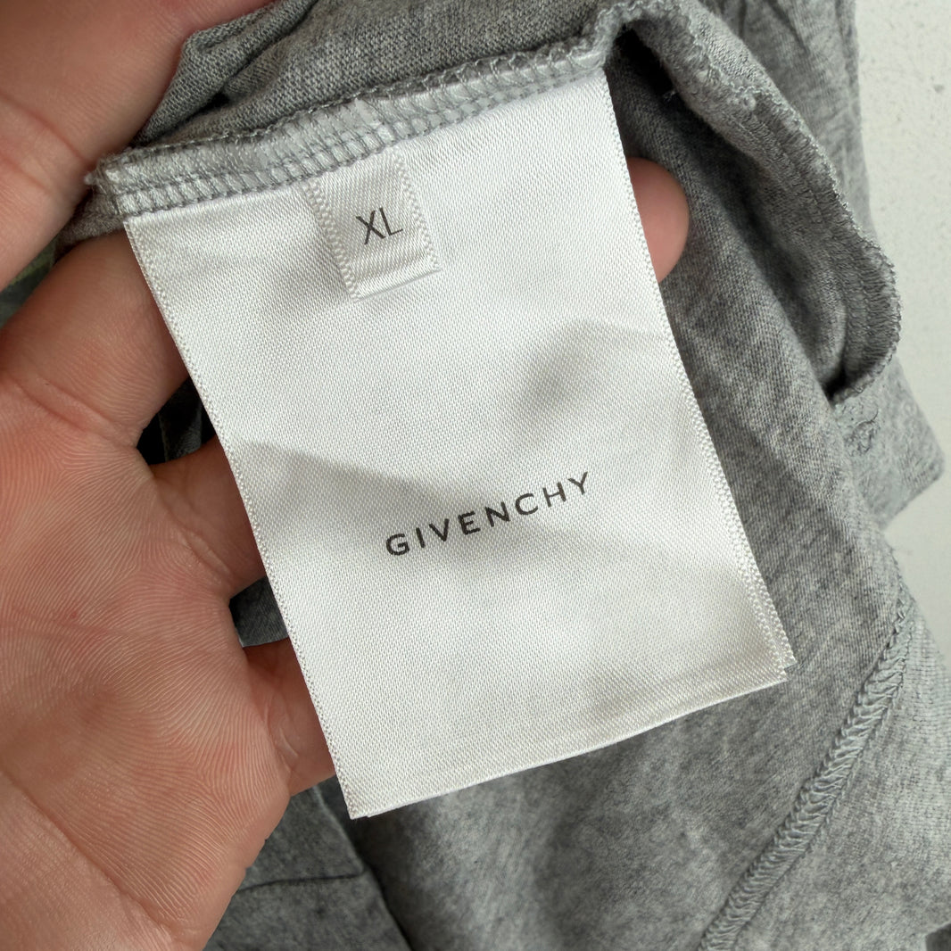 Givenchy Mesh Jersey Embroidered Logo T-Shirt
