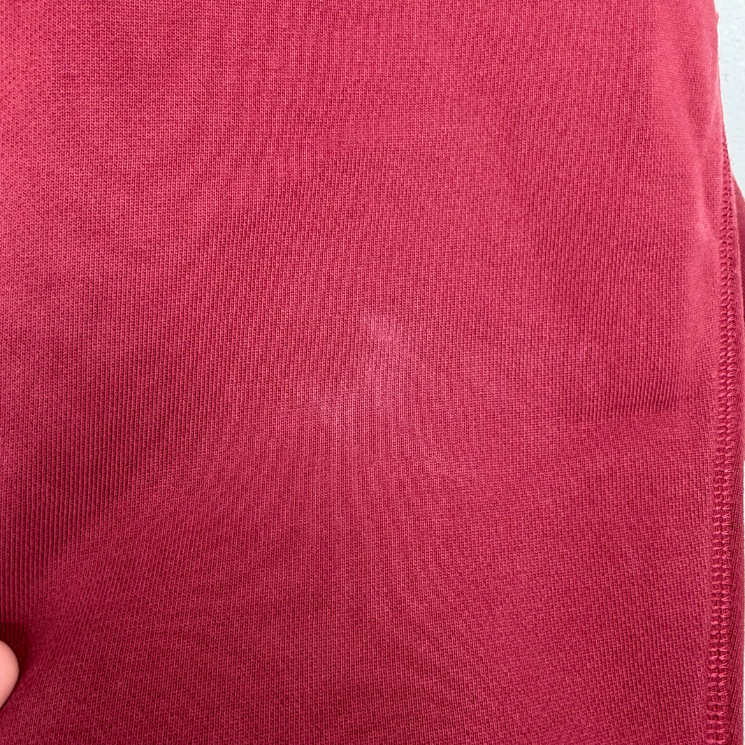 Gosha Rubchinskiy Burgundy Quarter Zip Hoodie