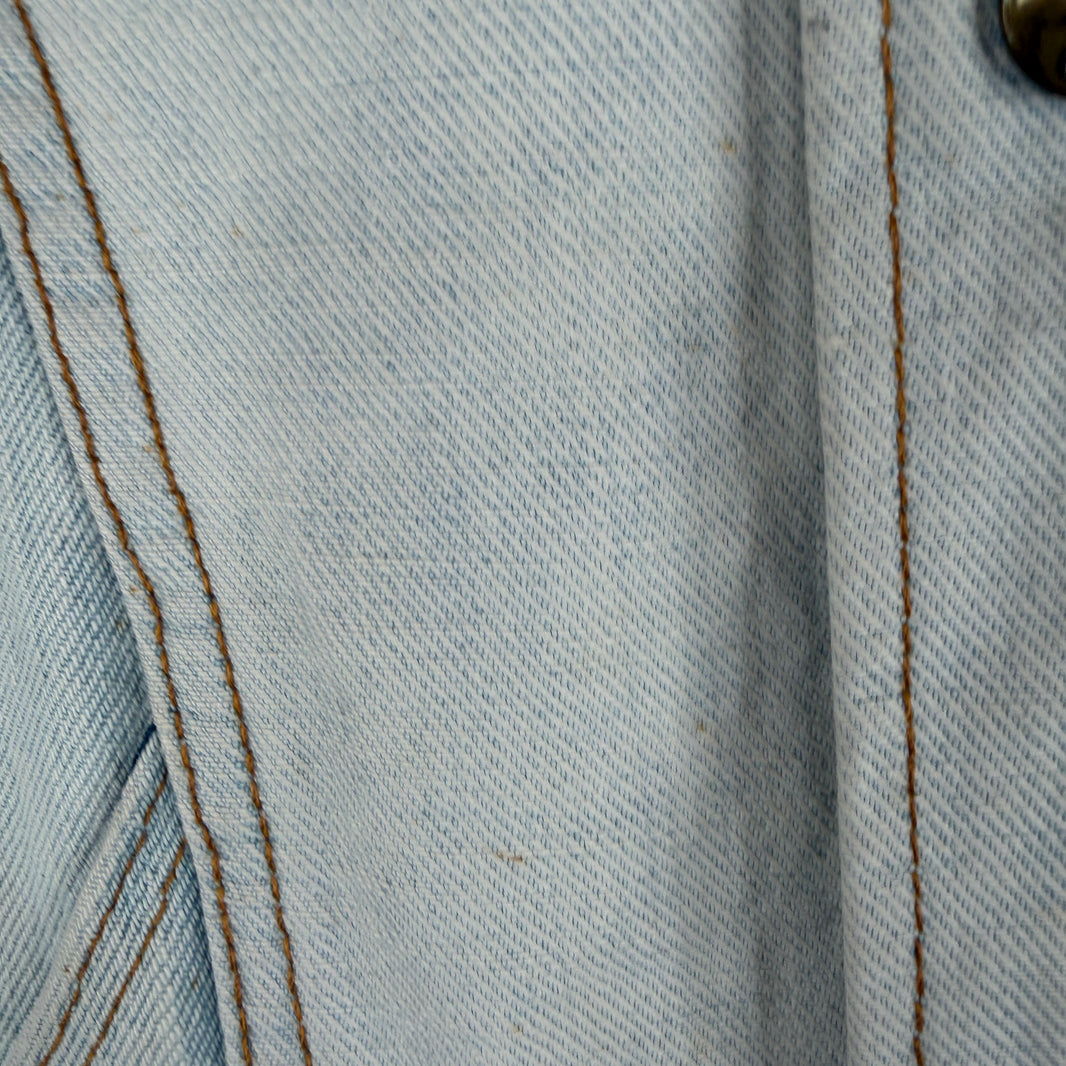 Vintage Lee 2 Tone Reversible Snap Button Denim Jacket