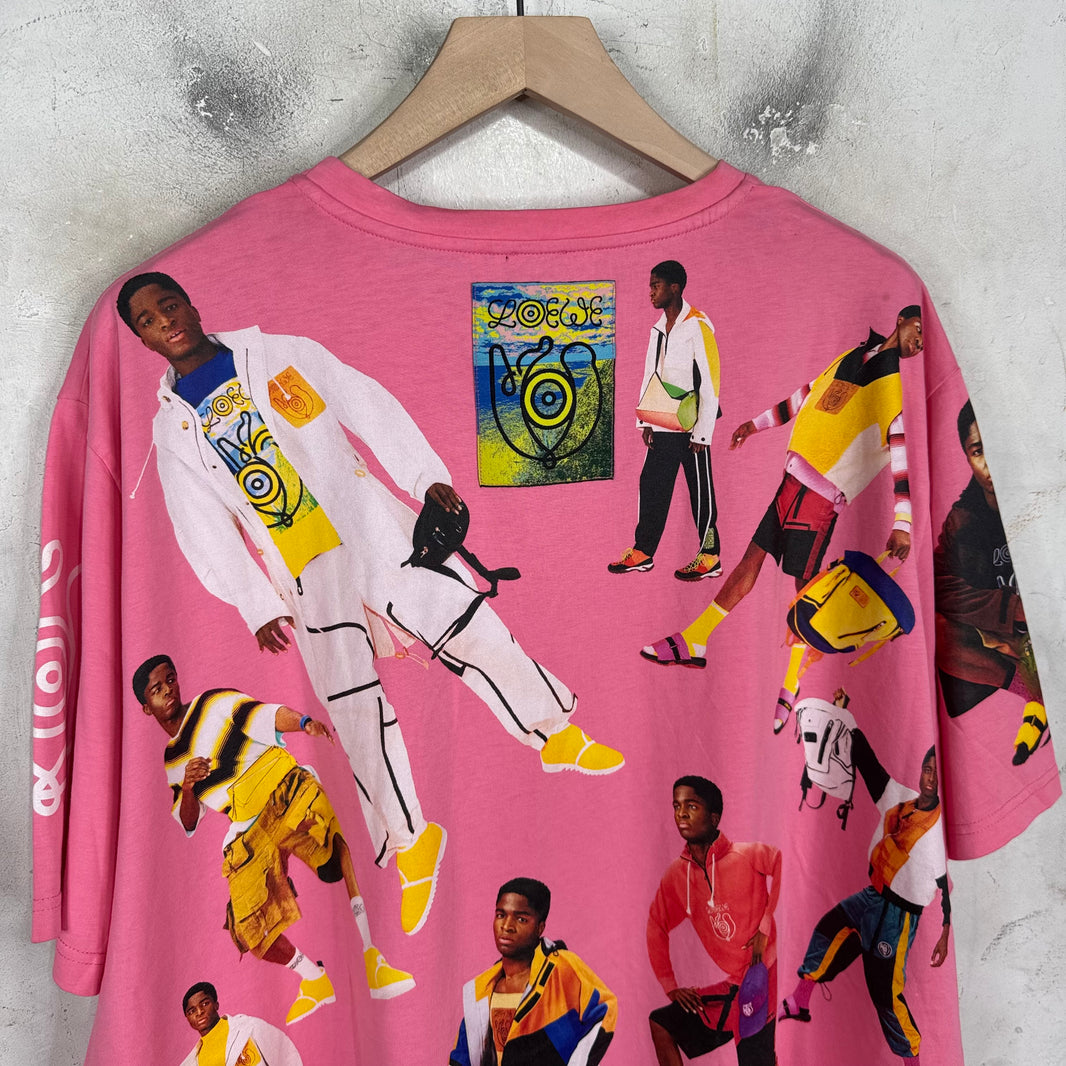 Loewe Model Photo Print T-Shirt