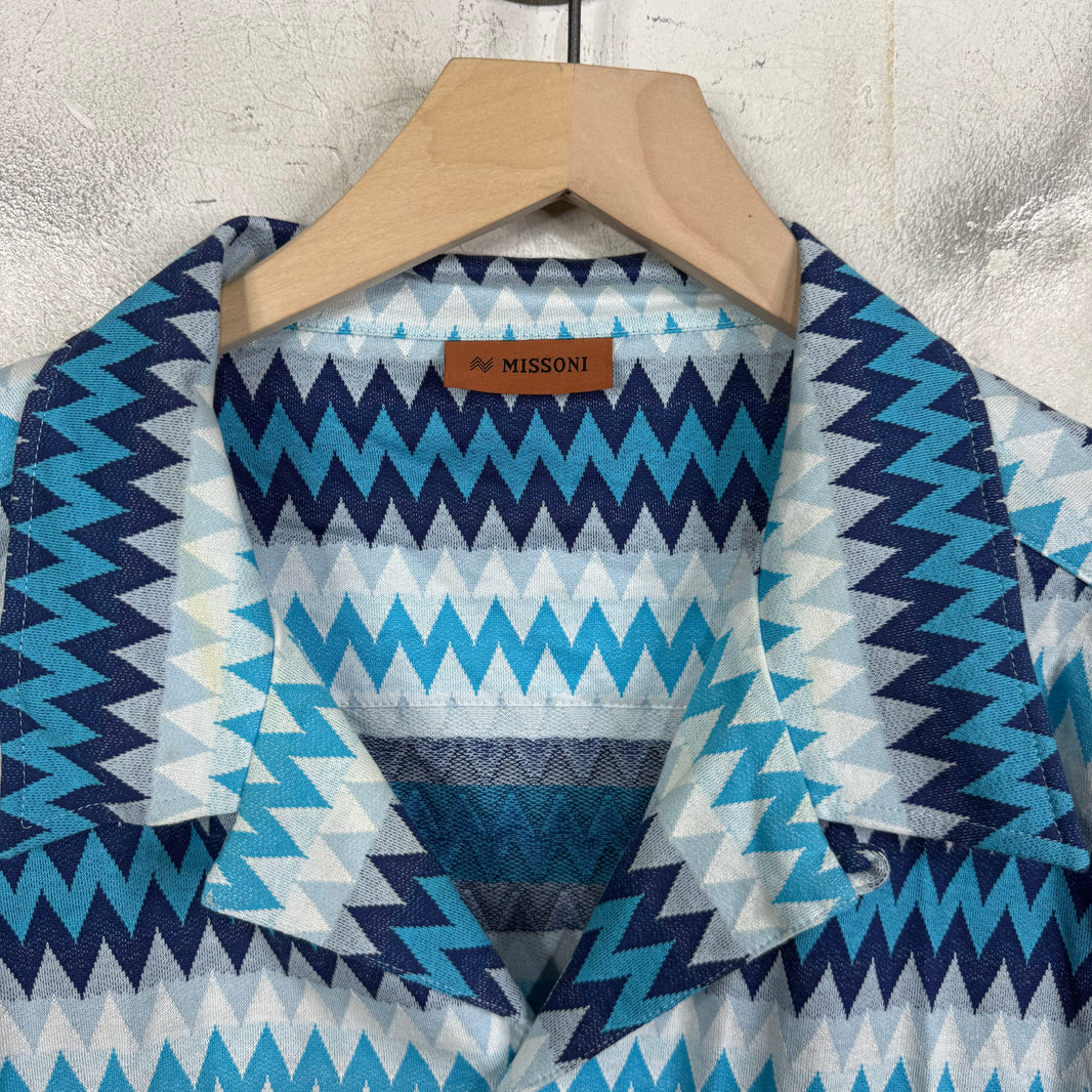 Missoni Zig-Zag Blue Shirt