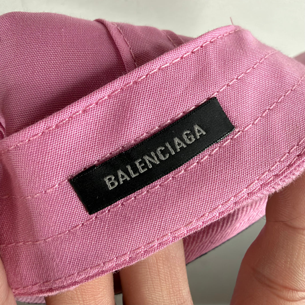 Balenciaga Pink Soccer Hat