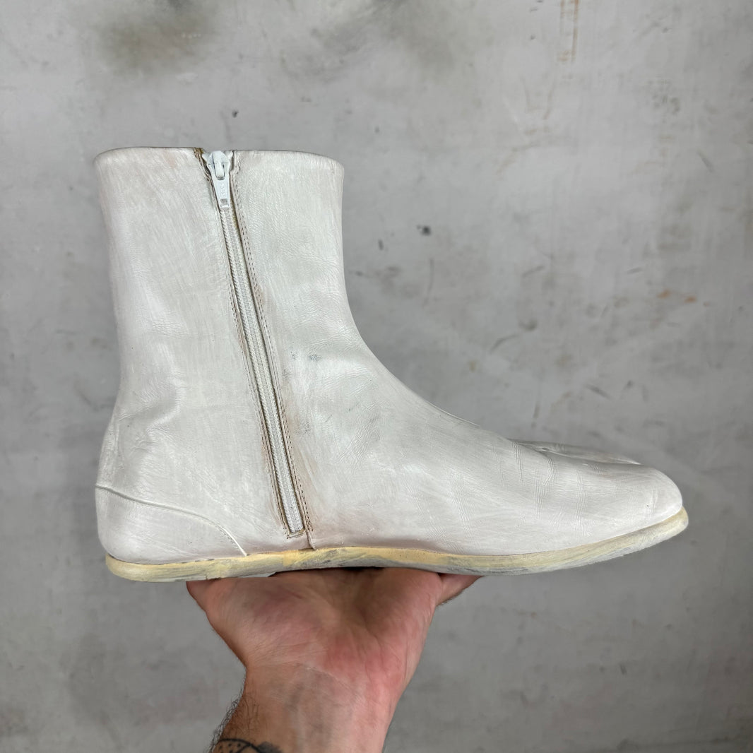 Margiela Painted Tabi Flat Boots