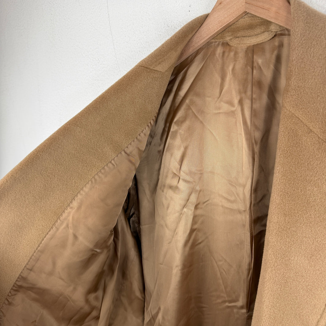 Balenciaga Wool/Cashmere Long Trench Coat