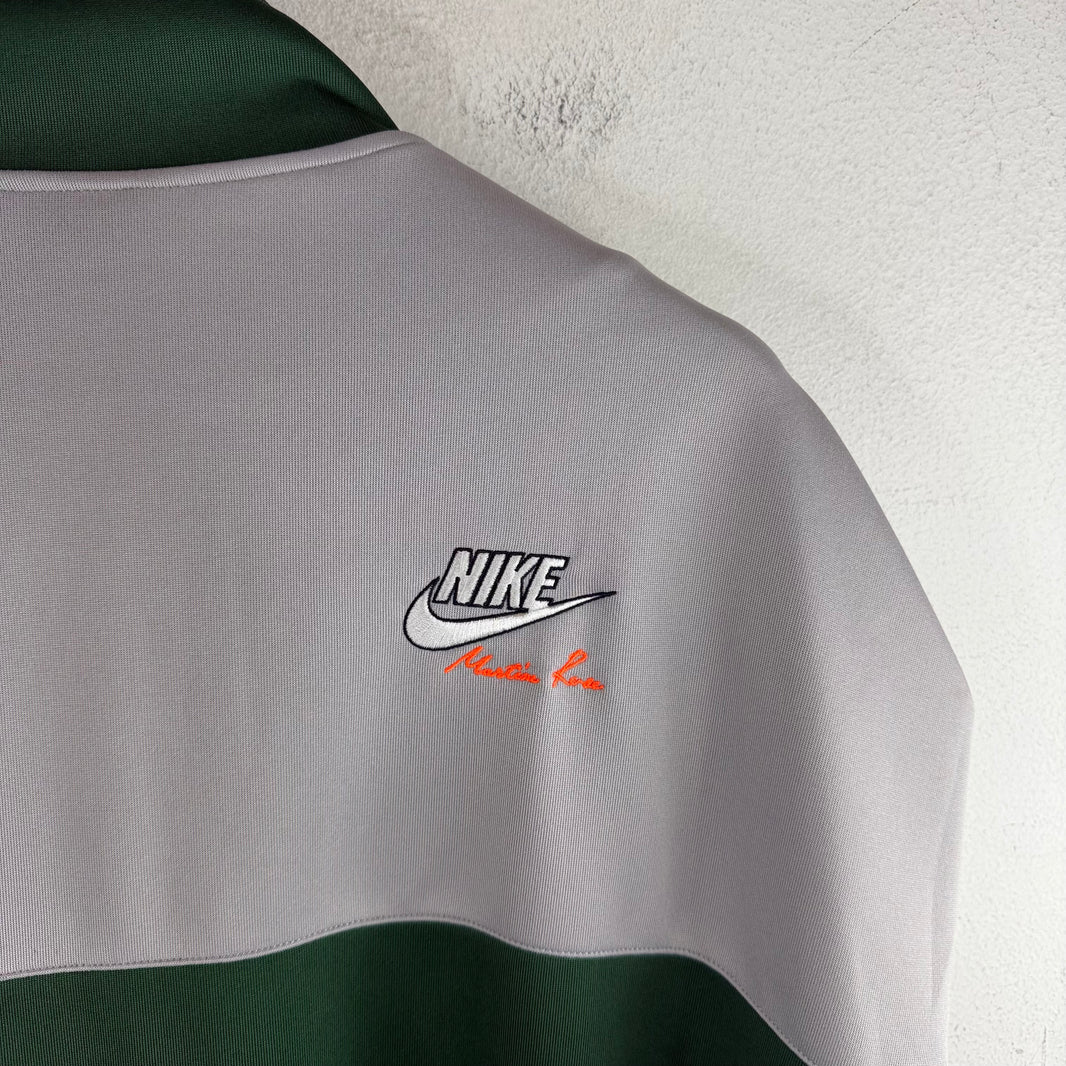 Nike Martine Rose Green Hunchback Track Jacket