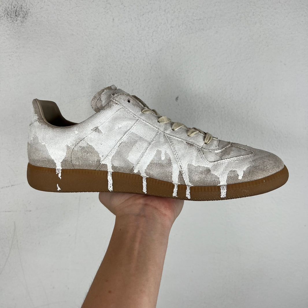 Margiela Canvas White Painted Replica Sneakers