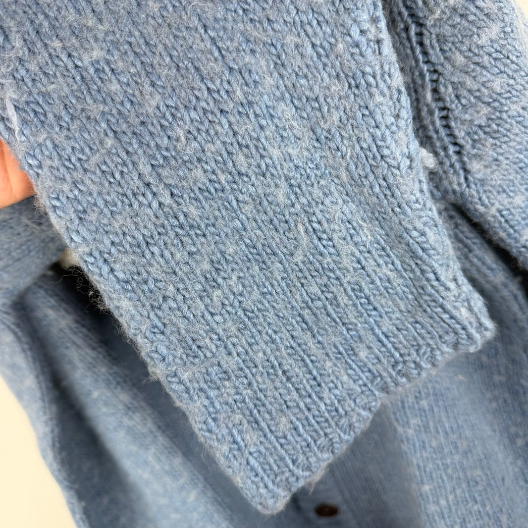 Our Legacy Blue Wool Blend Big Cardigan