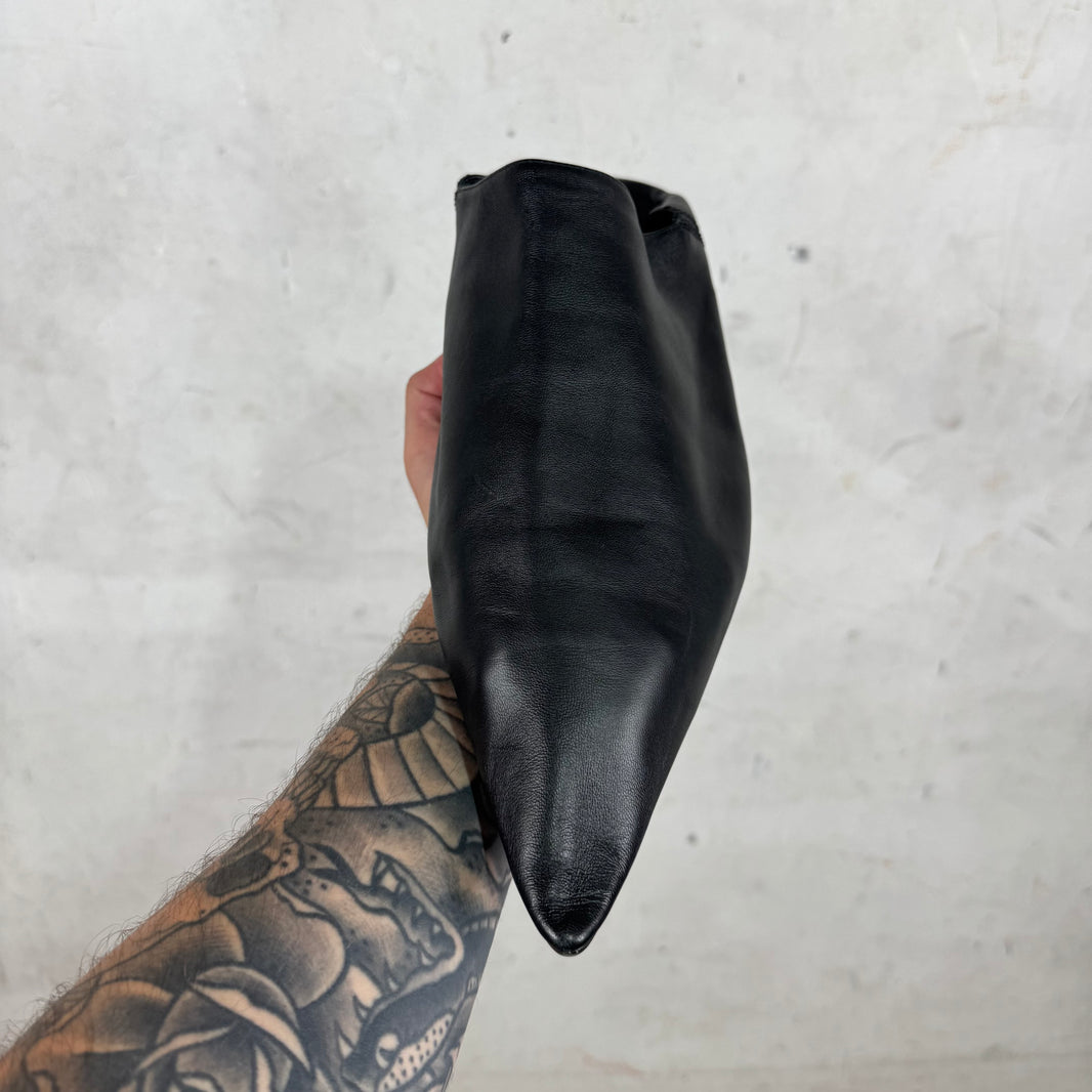 Balenciaga Leather Morrocan Mules