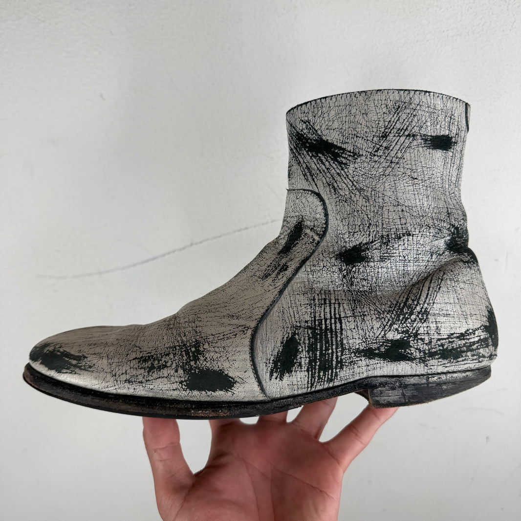 Margiela H&M Painted Boots