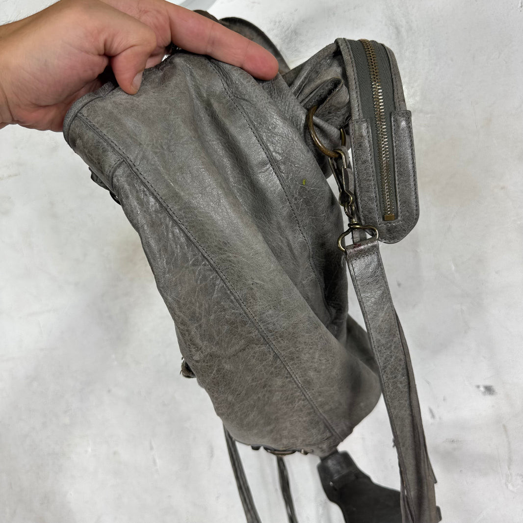 Balenciaga Grey City Bag
