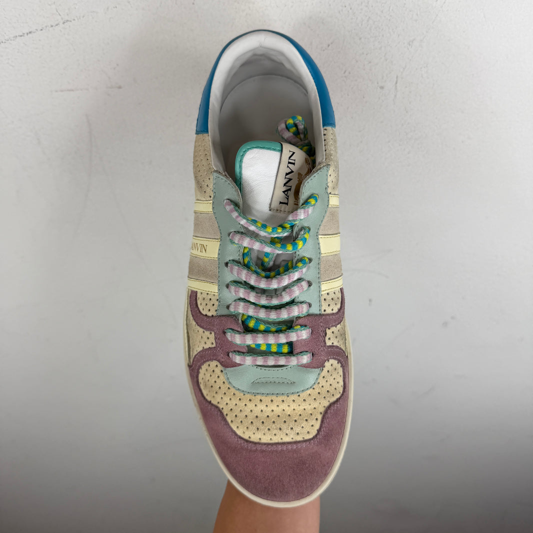 Lanvin Multicolor Clay Low Top Sneakers