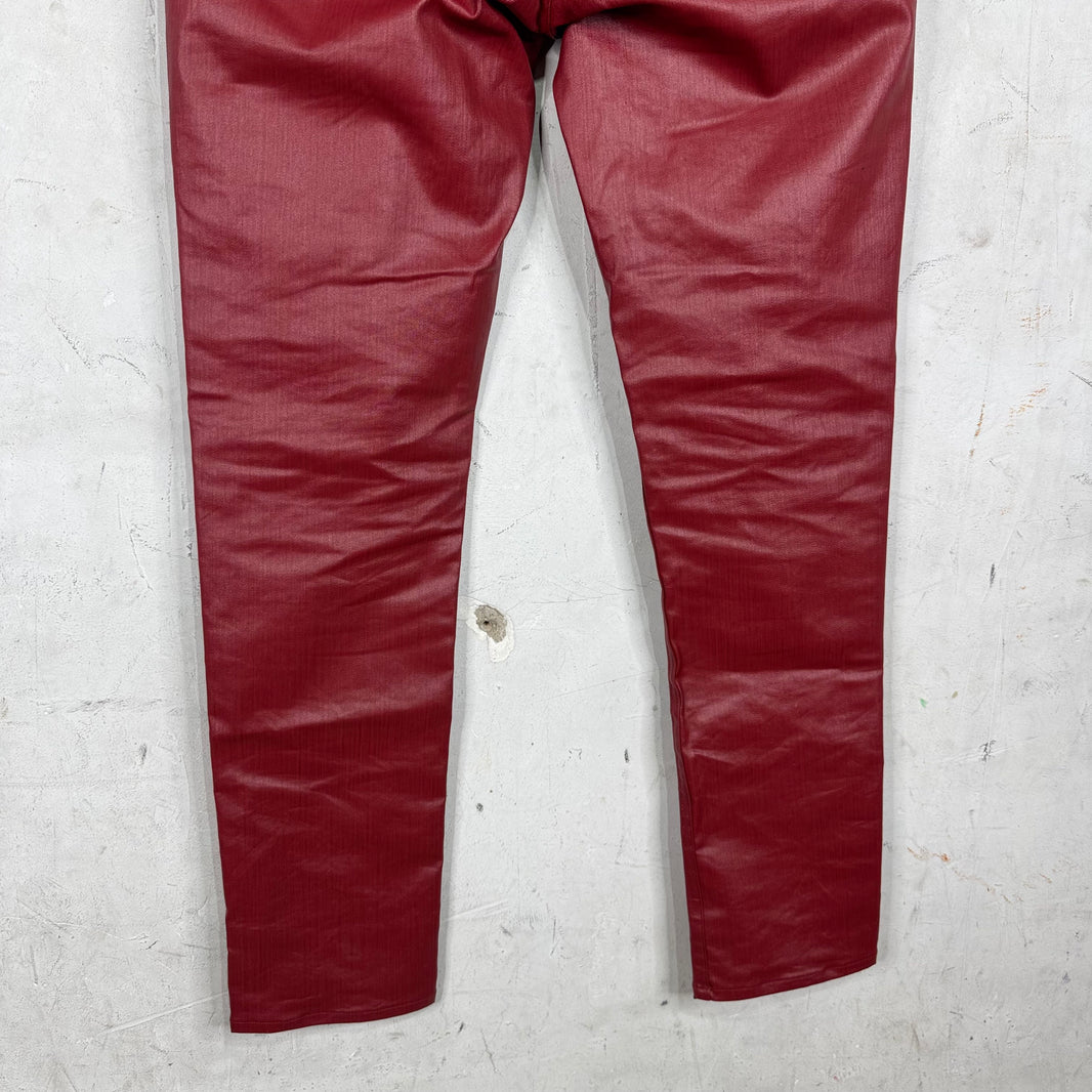 Rick Owens Lido Waxed Tapered Jeans
