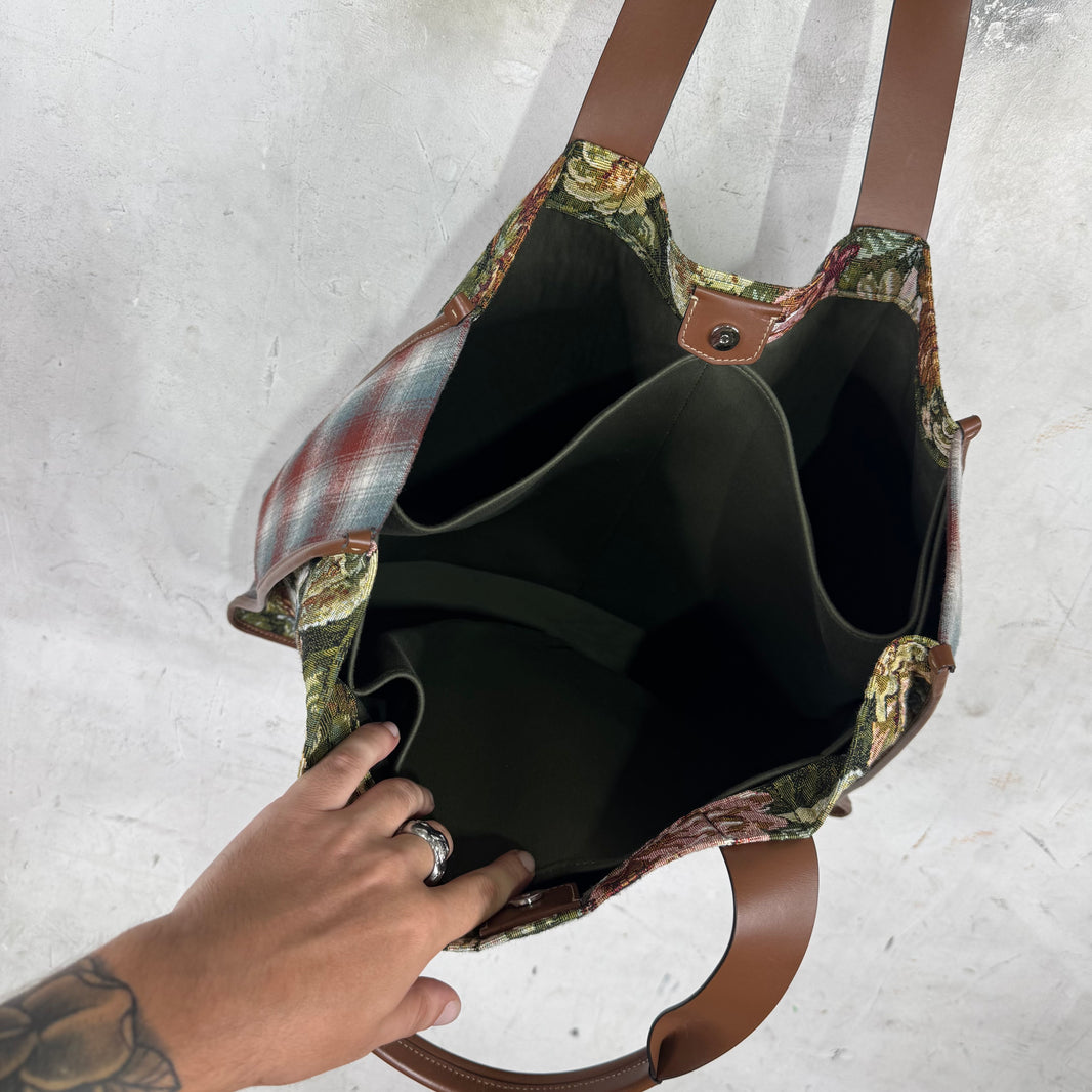 Margiela Floral Patchwork Tote Bag