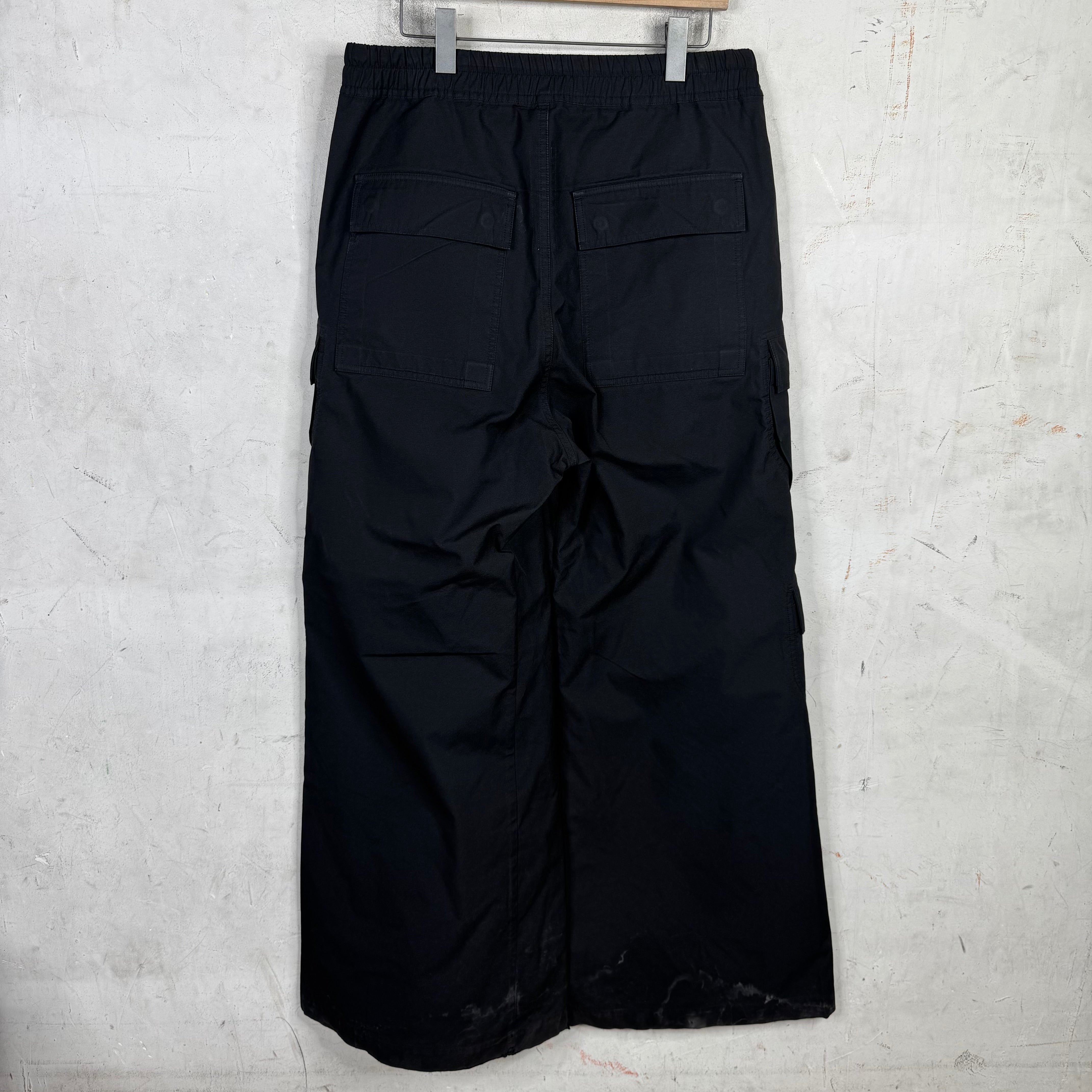 Rick Owens Textured Nylon Jumbo Cargo Bela Pants – www.Lukes.store
