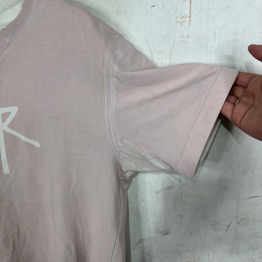 Dior Pink Shawn Stussy Logo T-Shirt