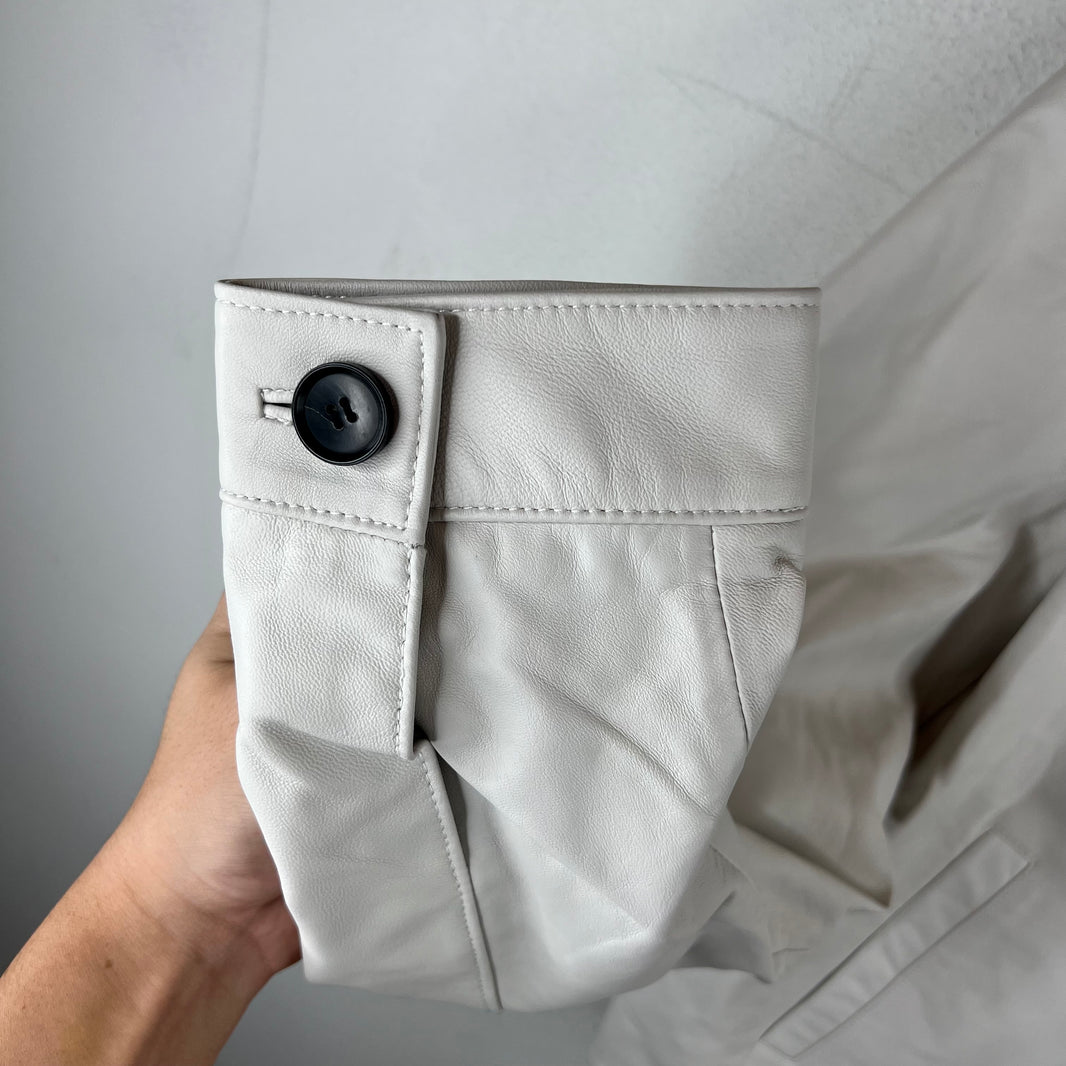 Prada White Nappa Lambskin Jacket