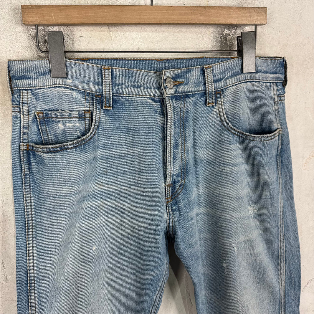 Gucci Release Hem Distressed Jeans
