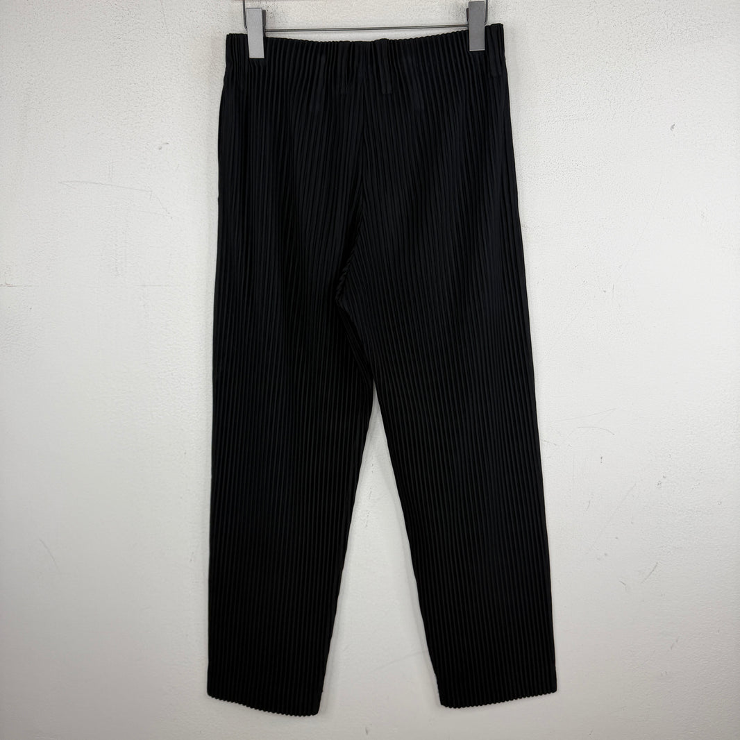 Issey Miyake Plisse Black Pleats Trousers