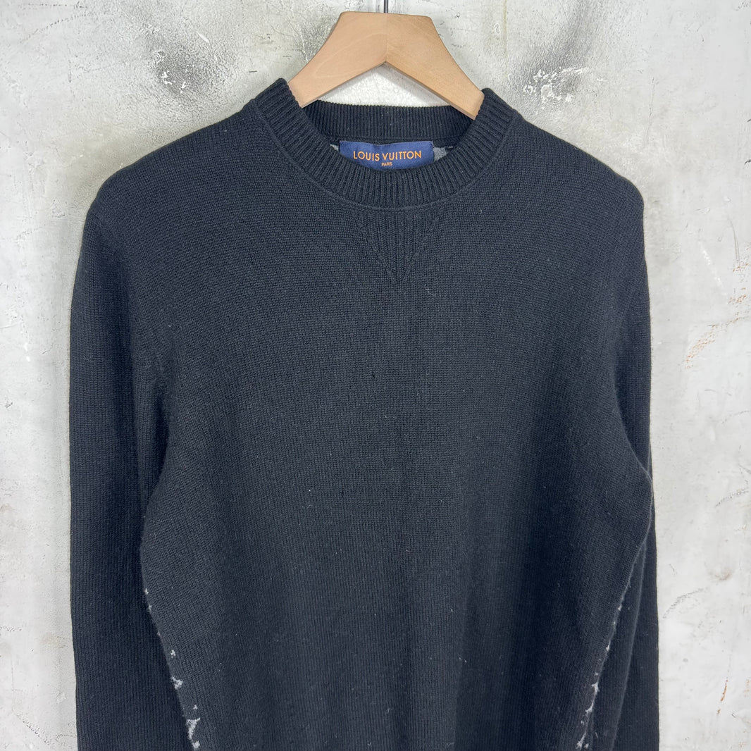 Louis Vuitton Graphite Monogram Cashmere Sweater