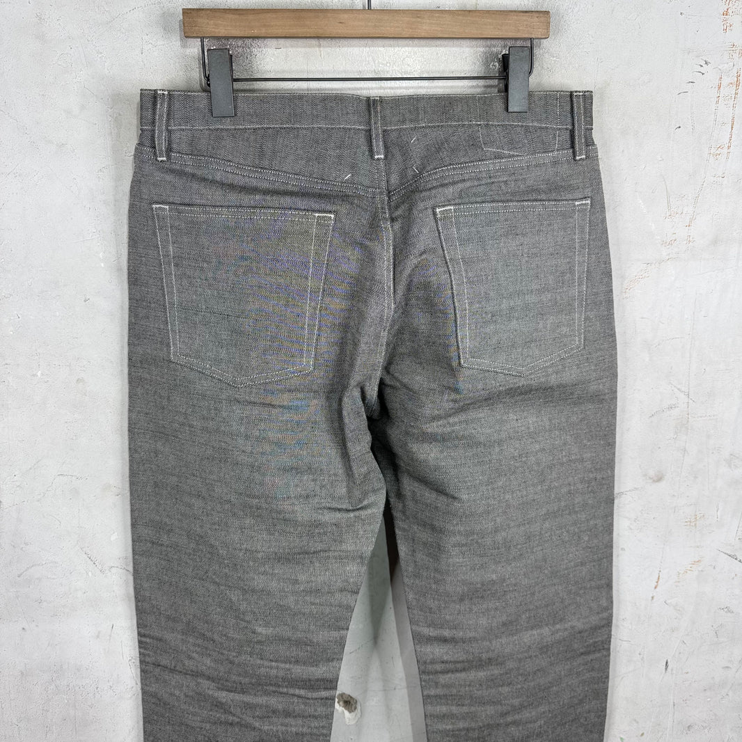 Margiela Reversed Denim Straight Leg Jeans