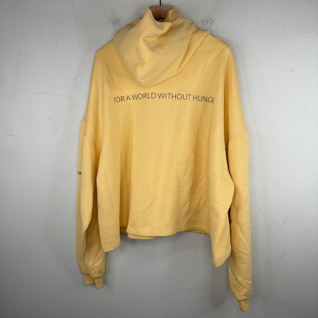 Balenciaga Sample WFP Yellow Boxy Hoodie