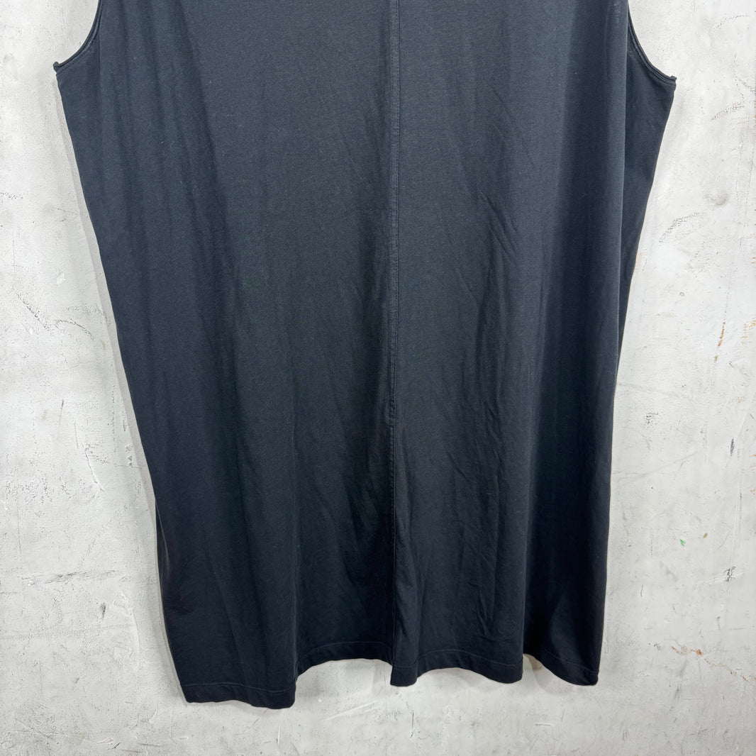 Rick Owens Black Long Tank Top