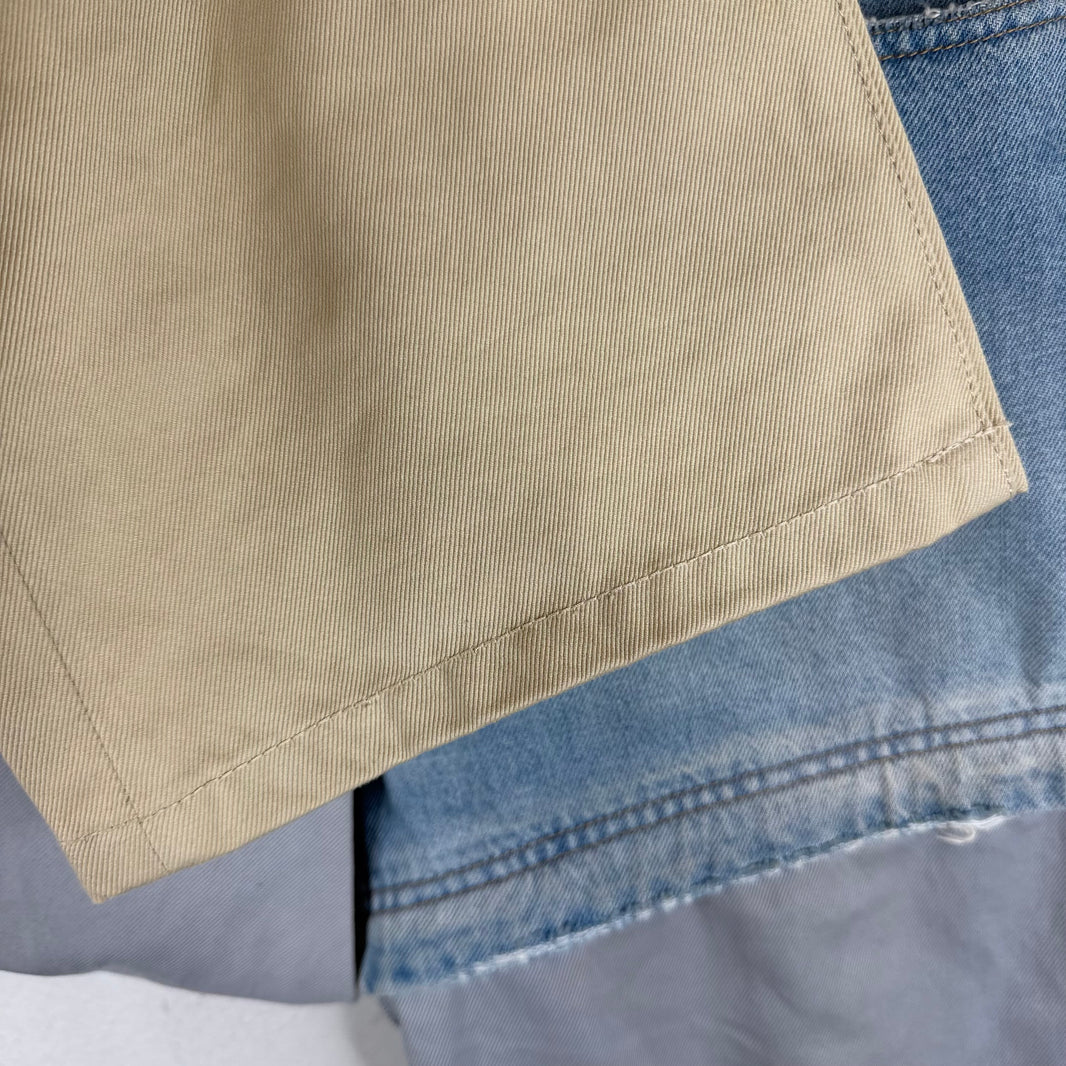 Balenciaga 3 Way Blue Khaki Convertible Pants
