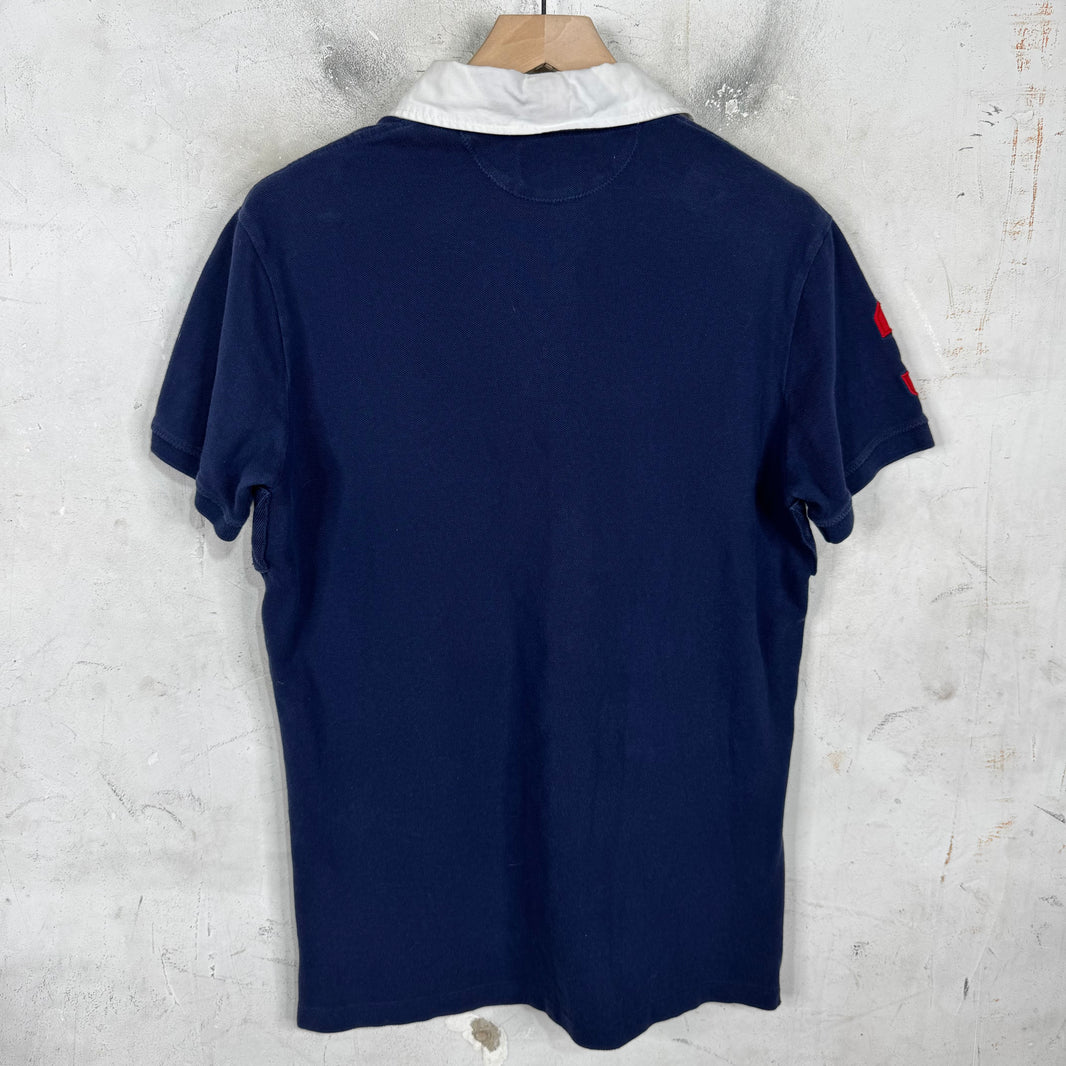 Ralph Lauren Navy White #3 Big Pony Polo