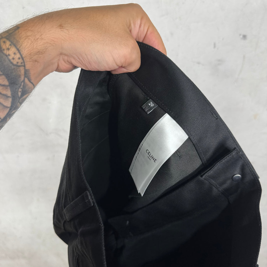 Celine Black Work Pants