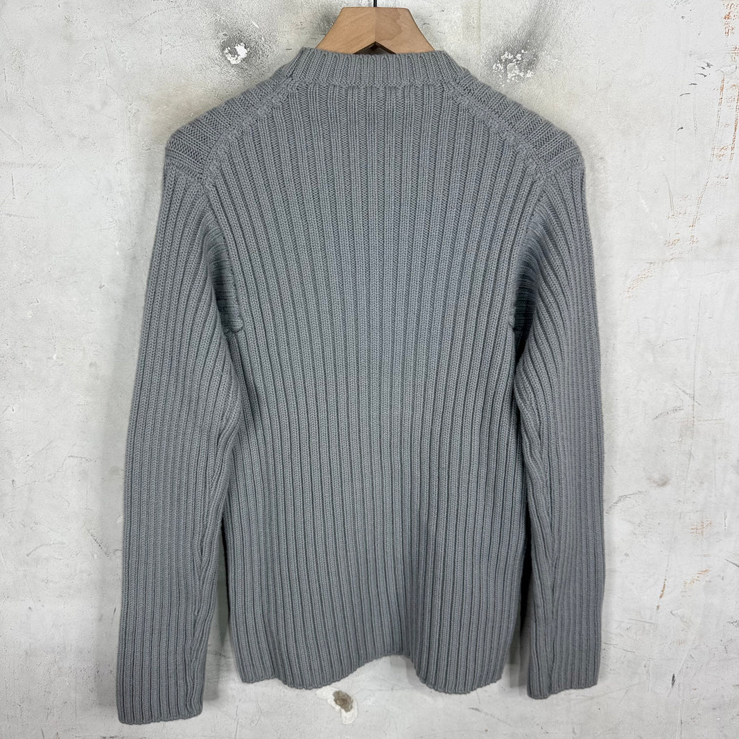 Armani Knitted Half Zip Sweater