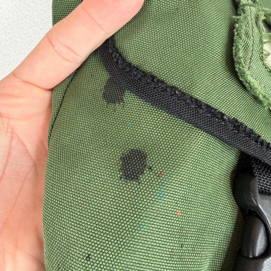 Acne Studios Green Distressed Bag