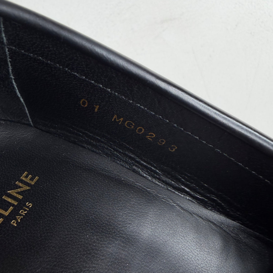 Celine Black Loafers