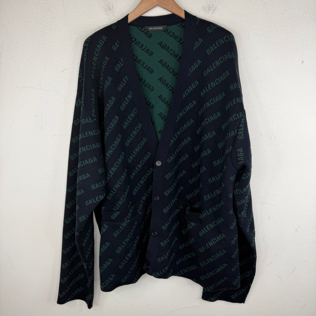 Balenciaga Repeat Logo Cardigan