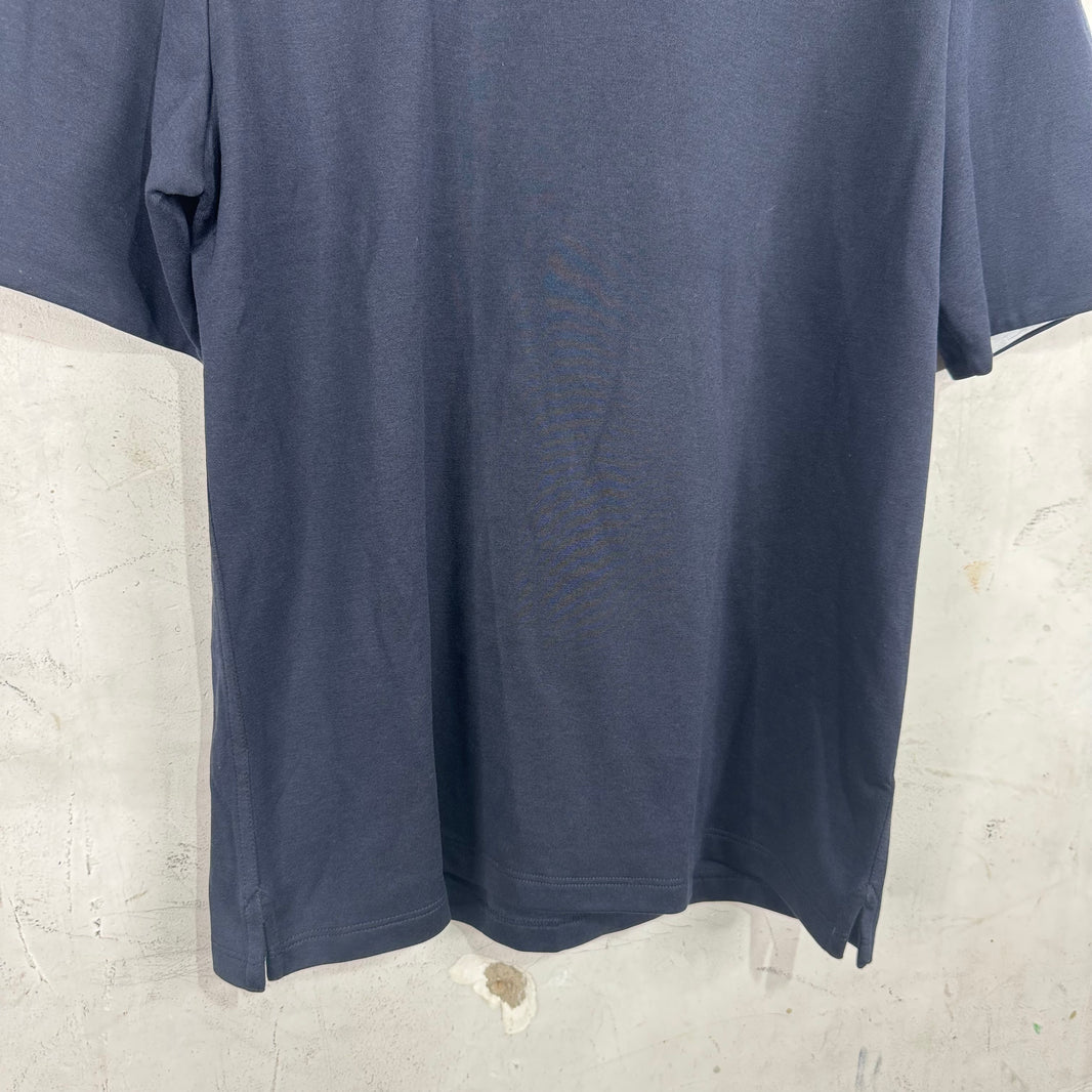Loro Piana Heavy Navy T-Shirt
